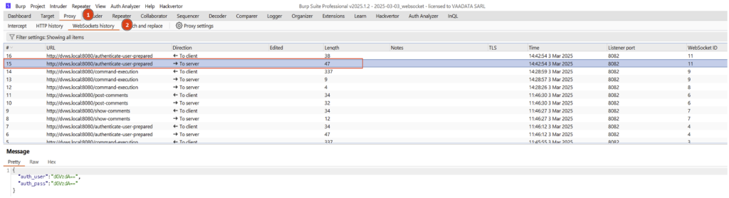 Historique des WebSockets